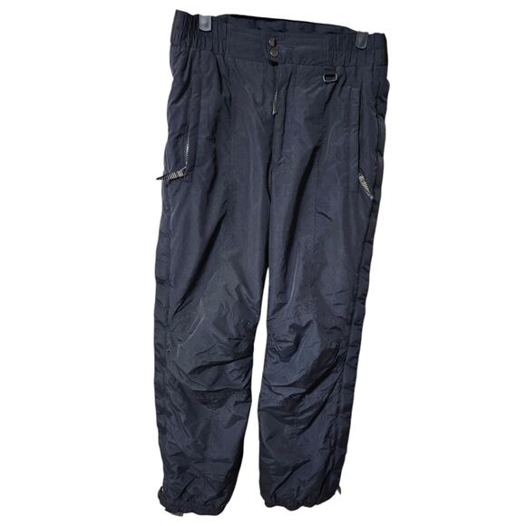 Obermeyer Snow Pants Mens S Black Cargo Snowboard Skiing Waterproof - Picture 4 of 9